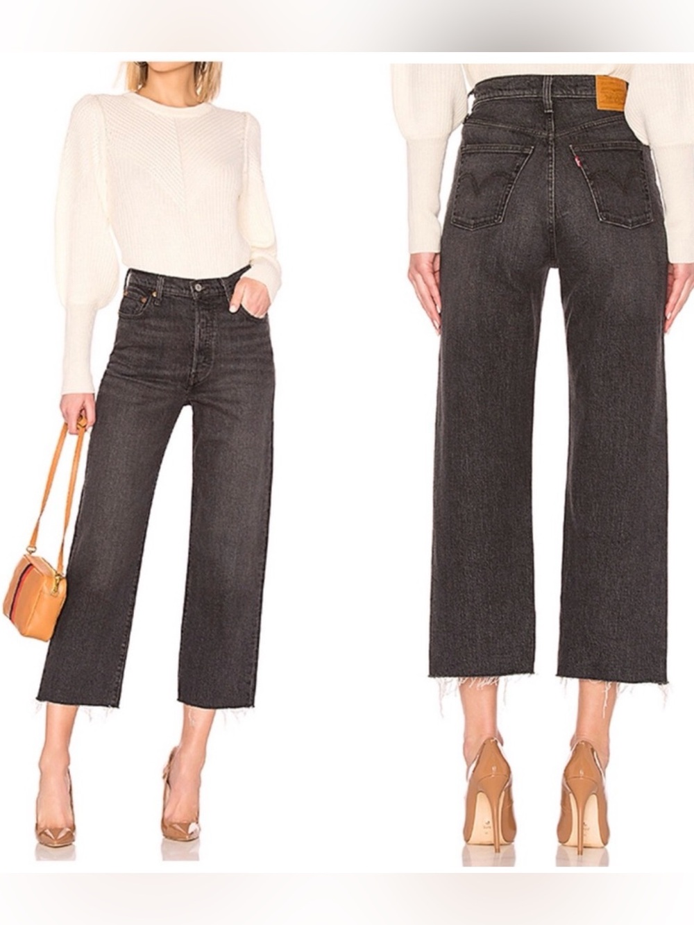 LEVI’S Ribcage Straight Ankle Jeans